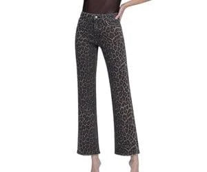 High Rise Leopard Pants